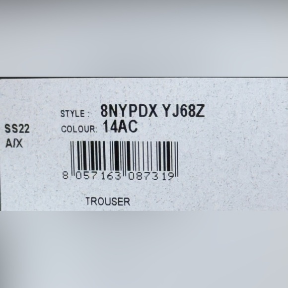 Armani Exchange Red Trouser - Picture 7 of 7